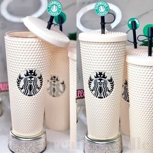 Custom 24oz Matte Cream Spooky Tumbler 🤍